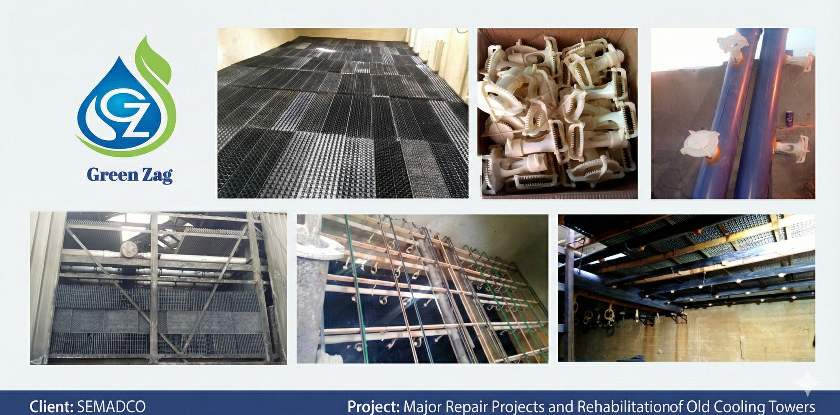 Major Repair Projects and Rehabilitation of Old Cooling Towers, Client: SEMADCO