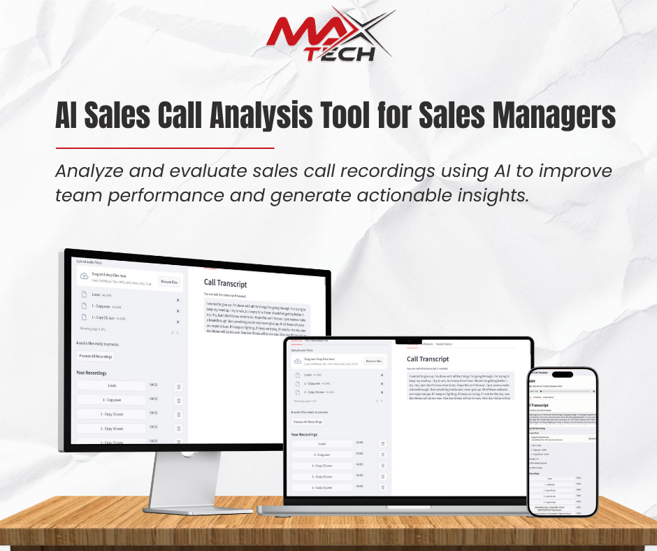 AI Sales Call Analysis Tool for Sales Managers