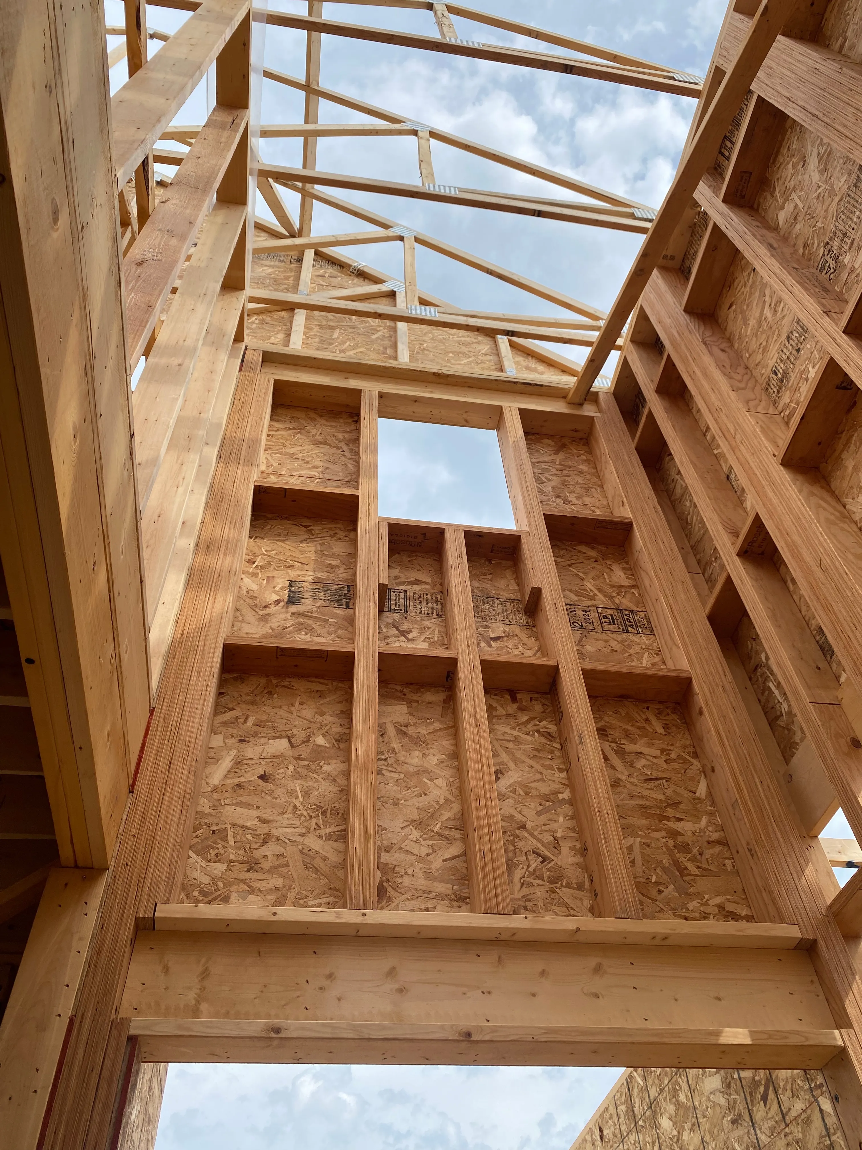 Modern construction site