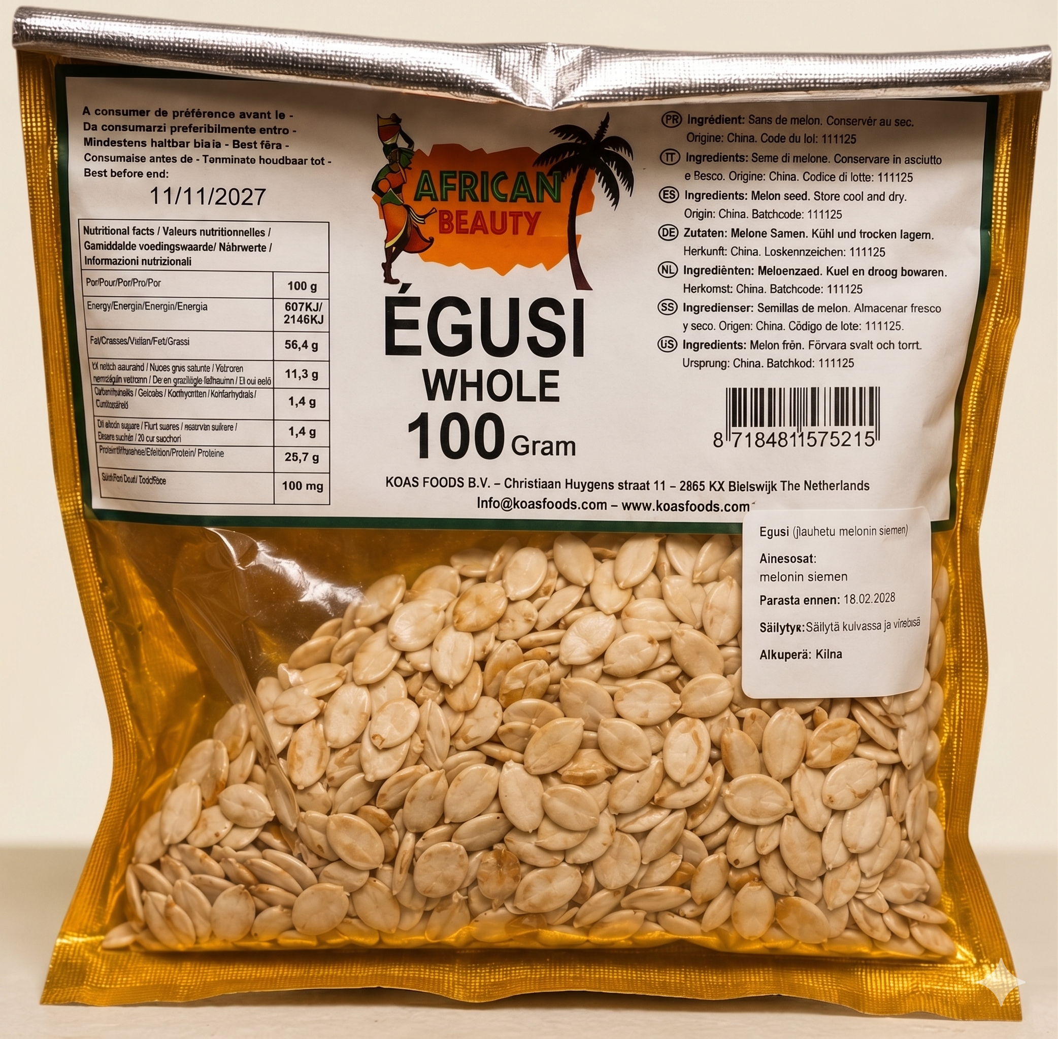 Whole Egusi (Melon Seeds)