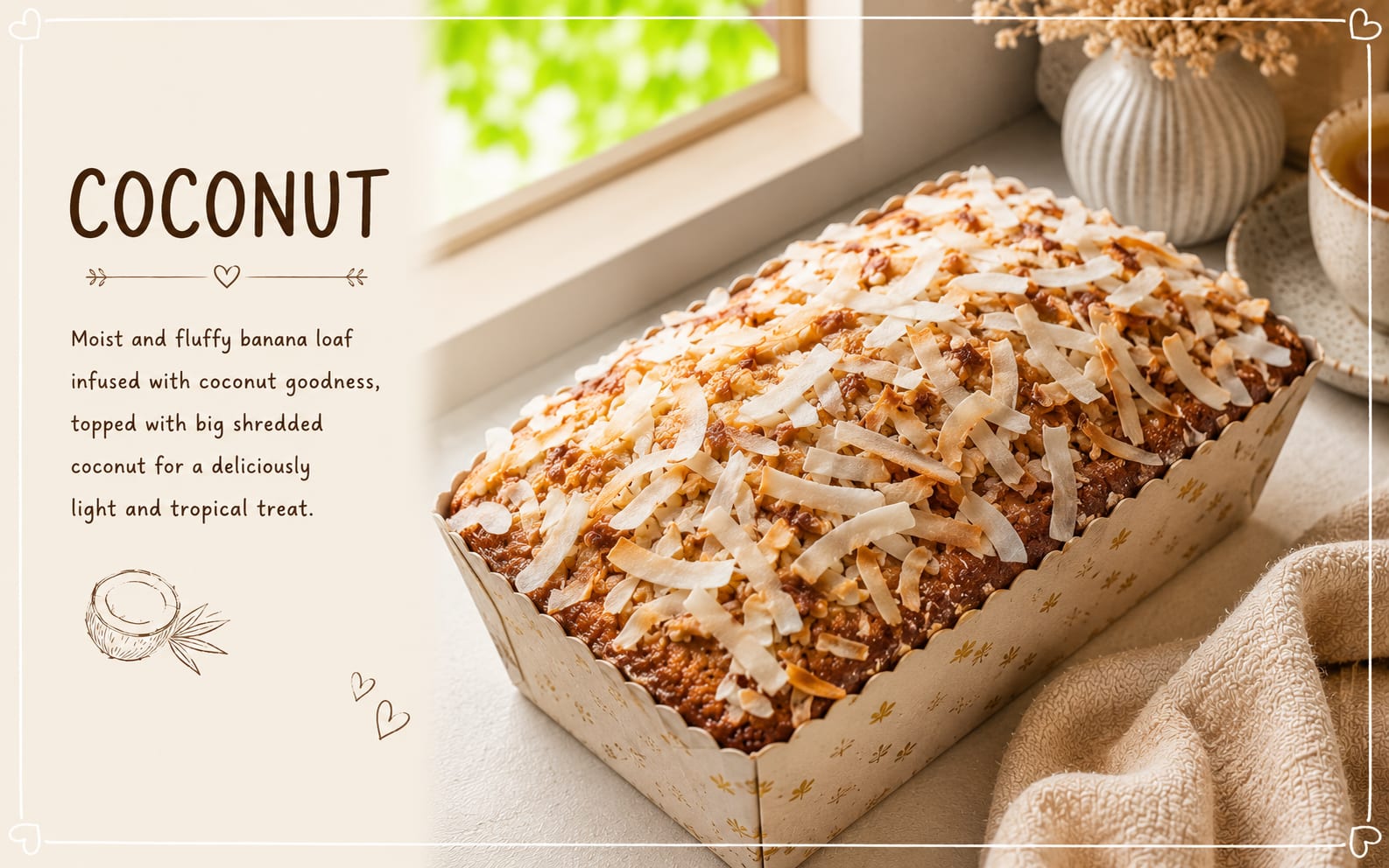 Coconut Banana Bread