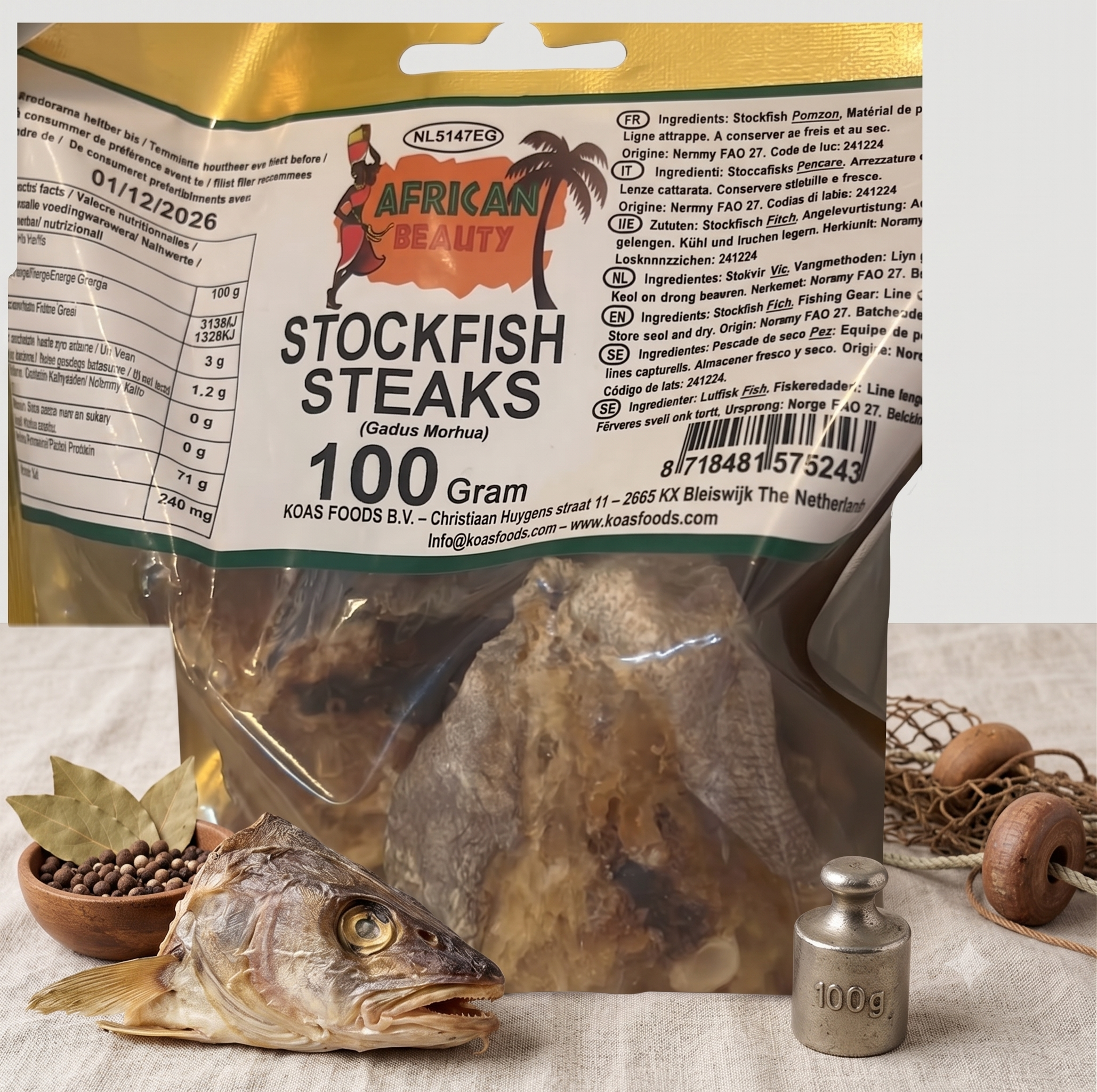 Stock fish steak-oporoko(dried fish)