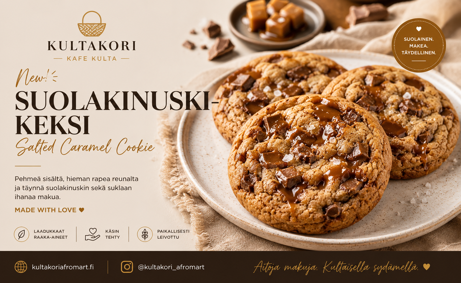 Salted Caramel Crunch Cookie