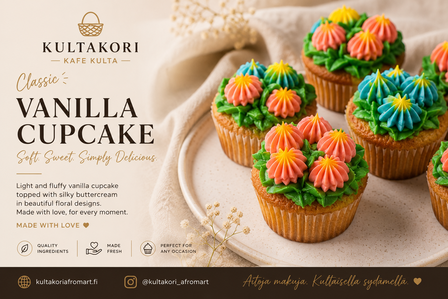 Vanilla cup cake