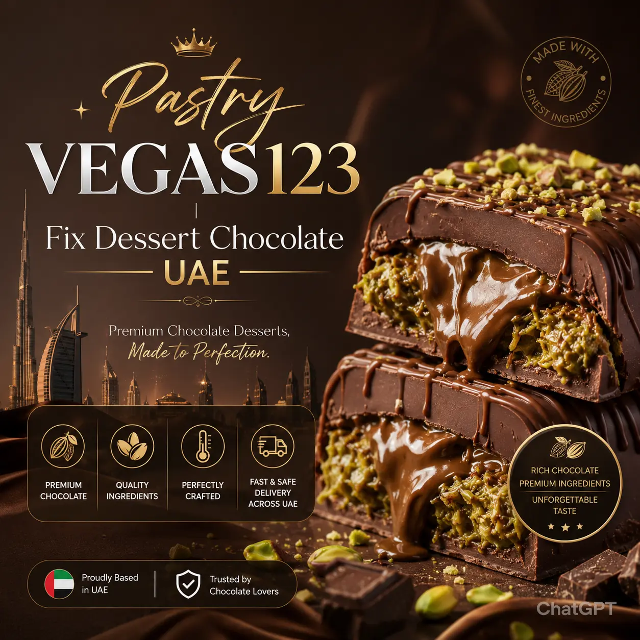 Pastry VEGAS123 | Fix Dessert Chocolate UAE VEGAS123