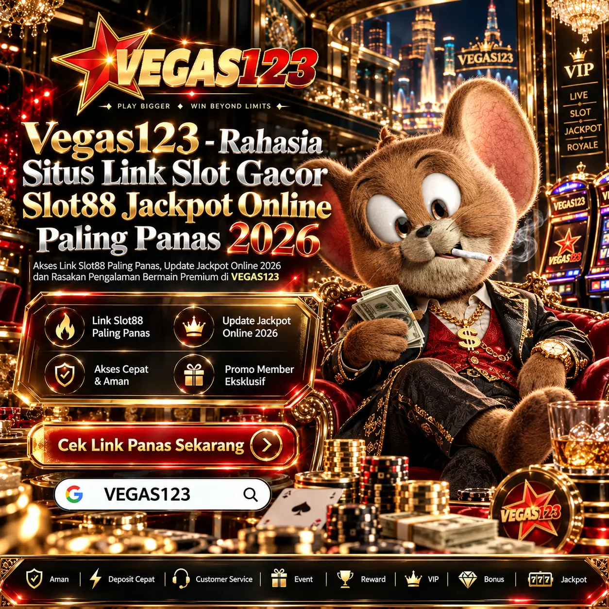 Vegas123 - Rahasia Situs Link Slot Gacor Slot88 Jackpot Online Paling Panas 2026