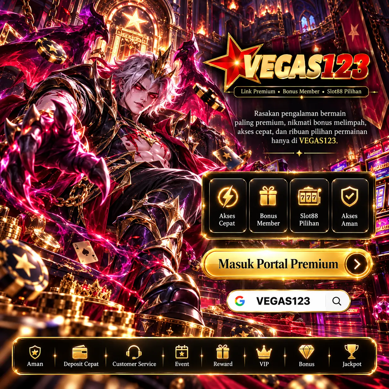 VEGAS123 | Link Slot88 Resmi Bonus Tips Spin Slot Jackpot 888 Slots Depo 5000 Gampang Maxwin