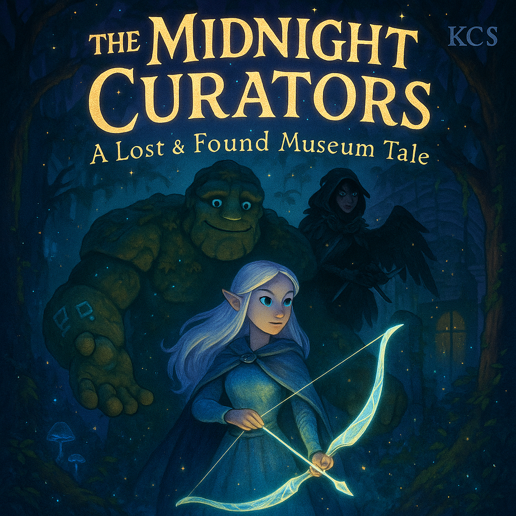 7-8 Personalised Children’s Book | Midnight Curators | Kidscustomstories