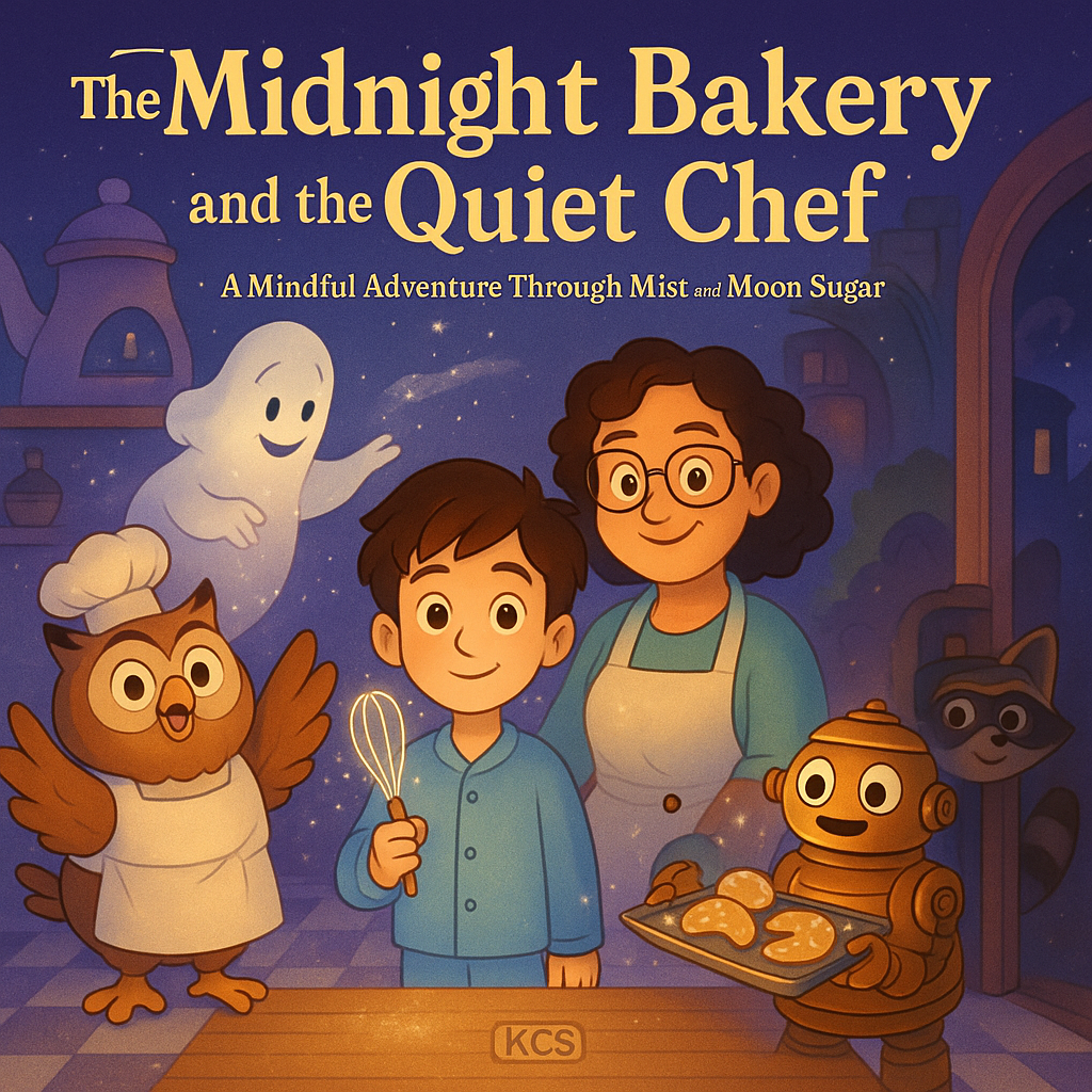 8-9 Personalised Children’s Book | Midnight Bakery & Quiet Chef | Kidscustomstories
