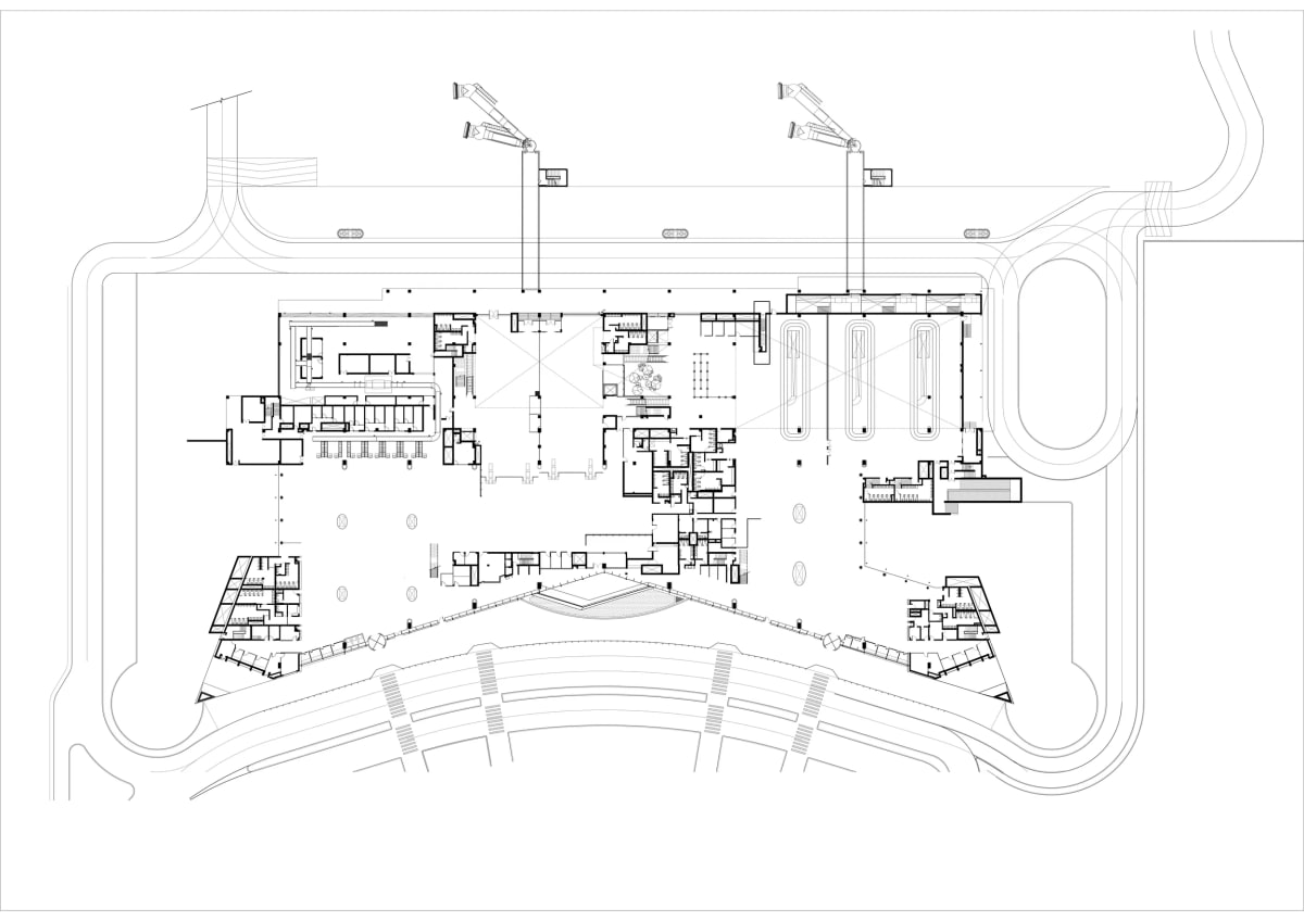 Passenger Terminal at Lucknow — technical drawing, sheet 1