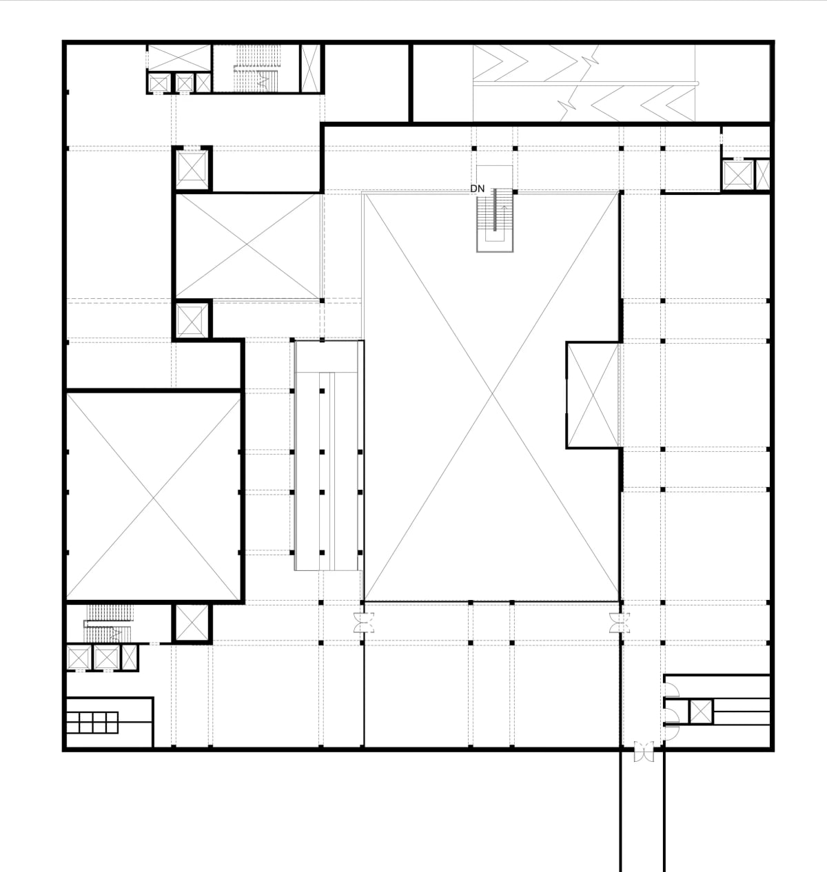 Barjeel Museum of Modern Arab Art — technical drawing, sheet 1
