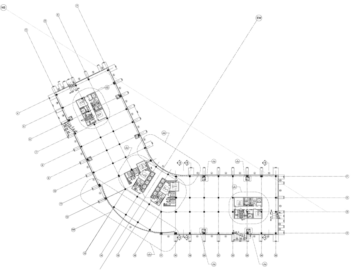 UnitechWorld Cyberpark: Office Building for Unitech, Gurgaon — technical drawing, sheet 2