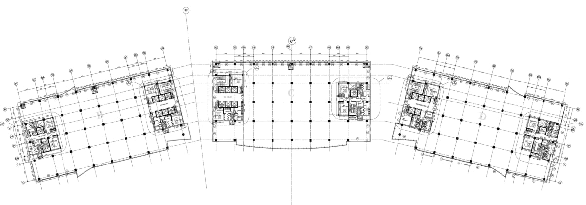 UnitechWorld Cyberpark: Office Building for Unitech, Gurgaon — technical drawing, sheet 3