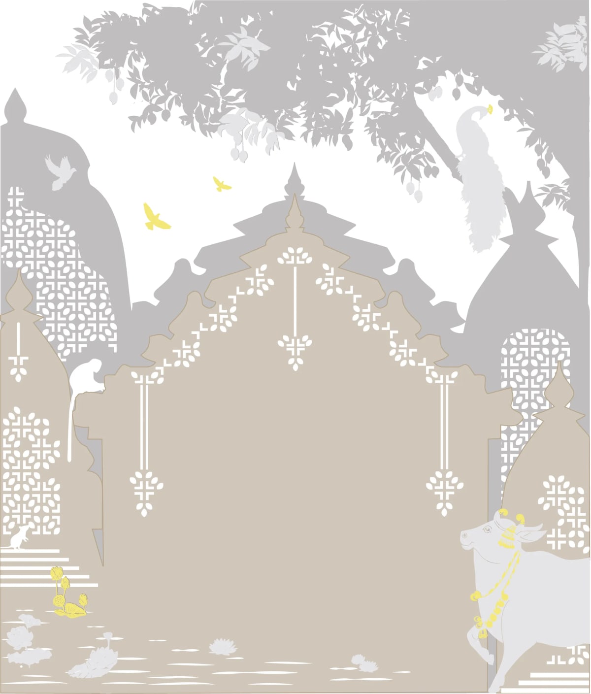 A Shrine Drawn in Light — technical drawing, sheet 1