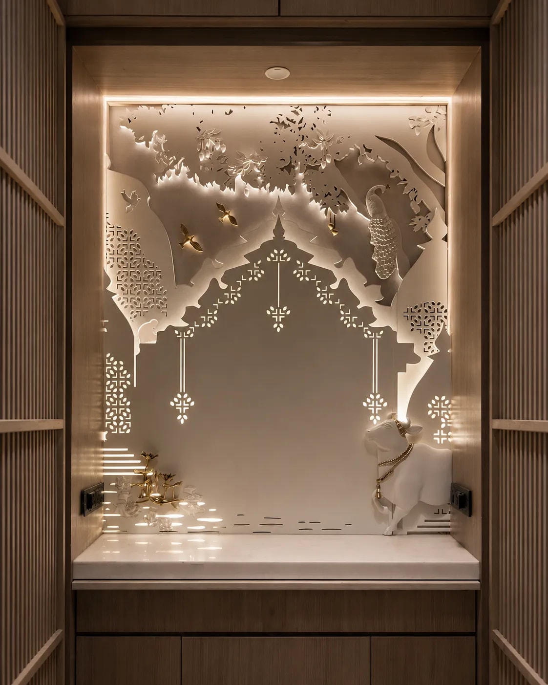 A Shrine Drawn in Light