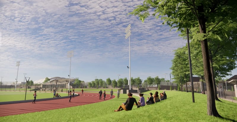 Sports Complex at Angul — detail 7