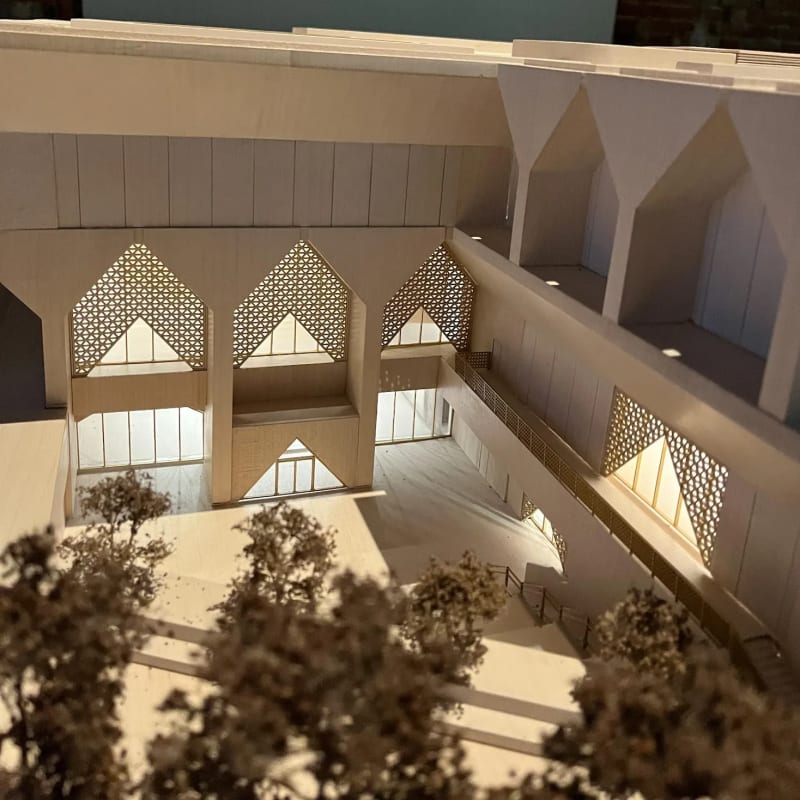Kiran Nadar Museum of Art — detail 4