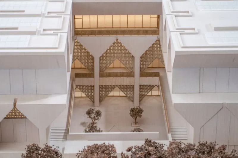 Kiran Nadar Museum of Art — detail 7