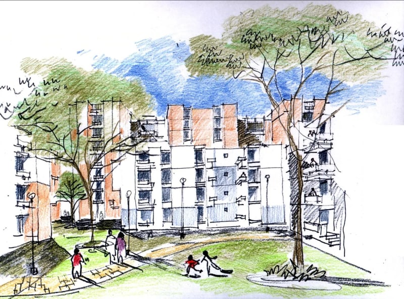 DDA Vasant Kunj — detail 2