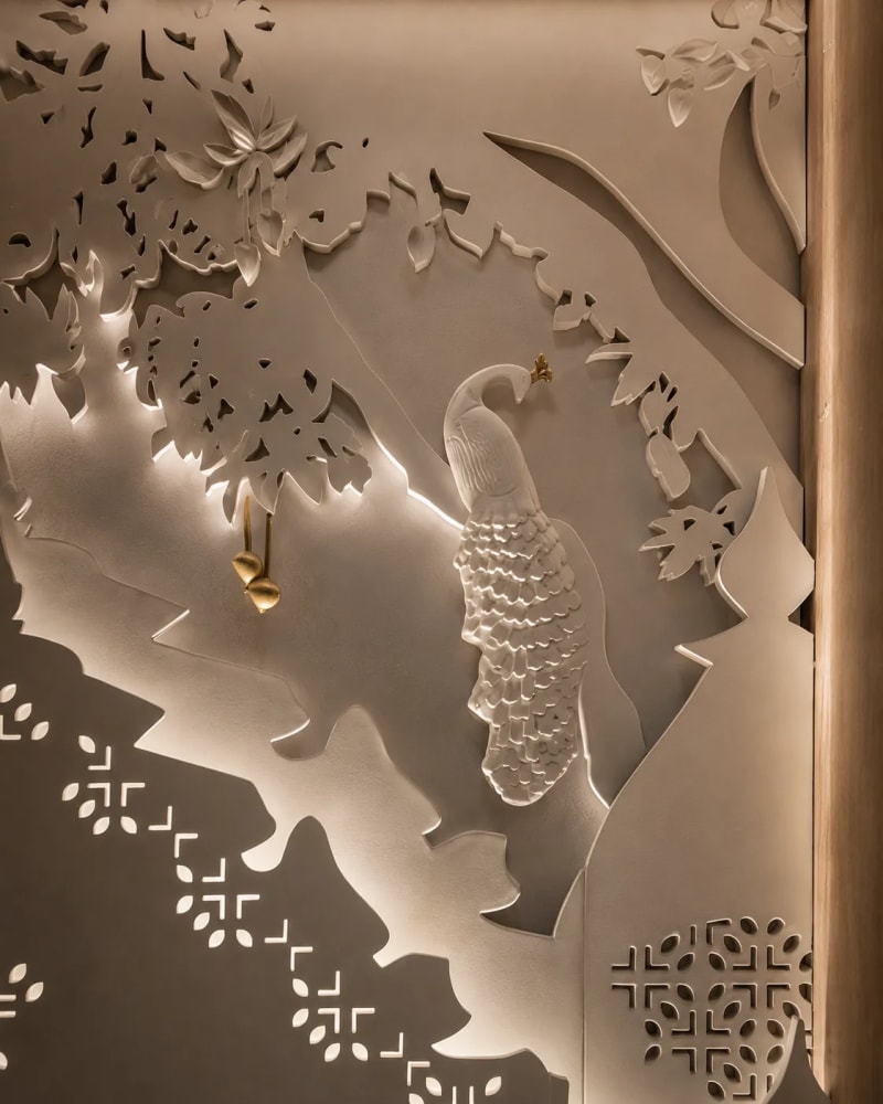 A Shrine Drawn in Light — detail 1