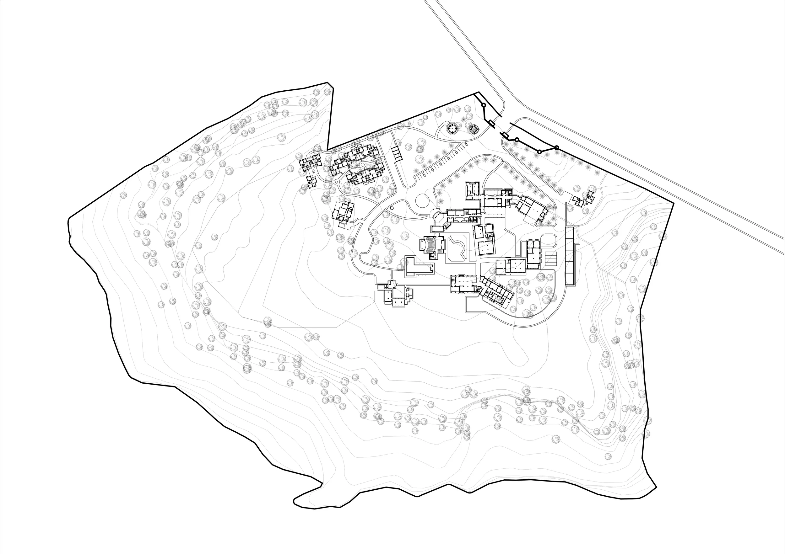 Antarctica Study Centre — technical drawing, sheet 1