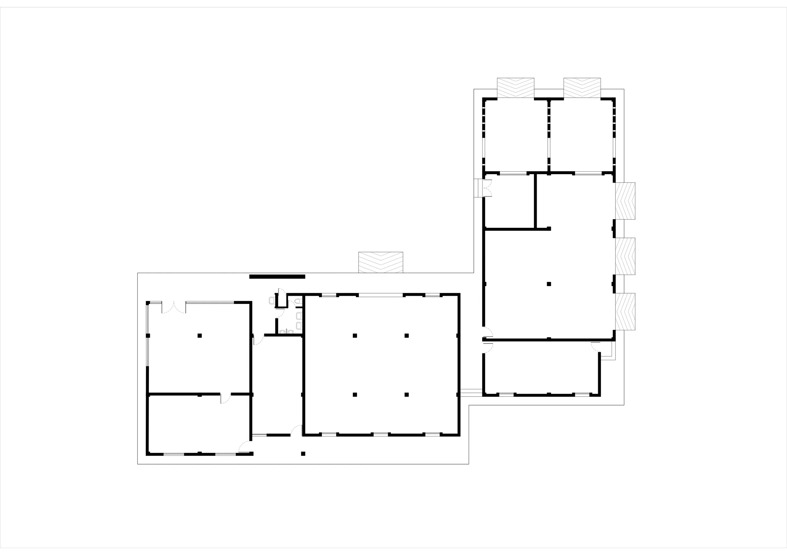Antarctica Study Centre — technical drawing, sheet 3