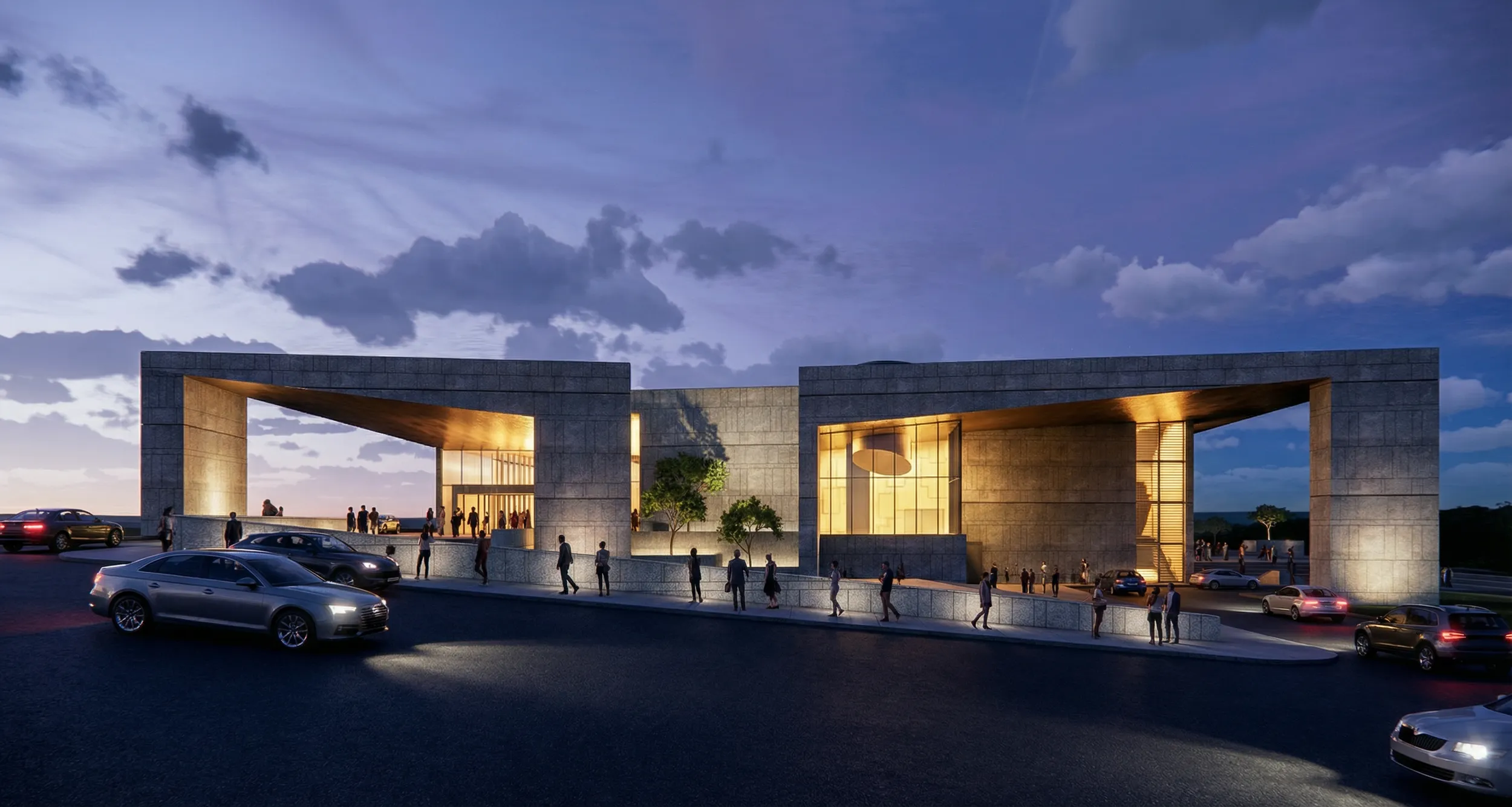 Jindal Cultural Centre — detail 1