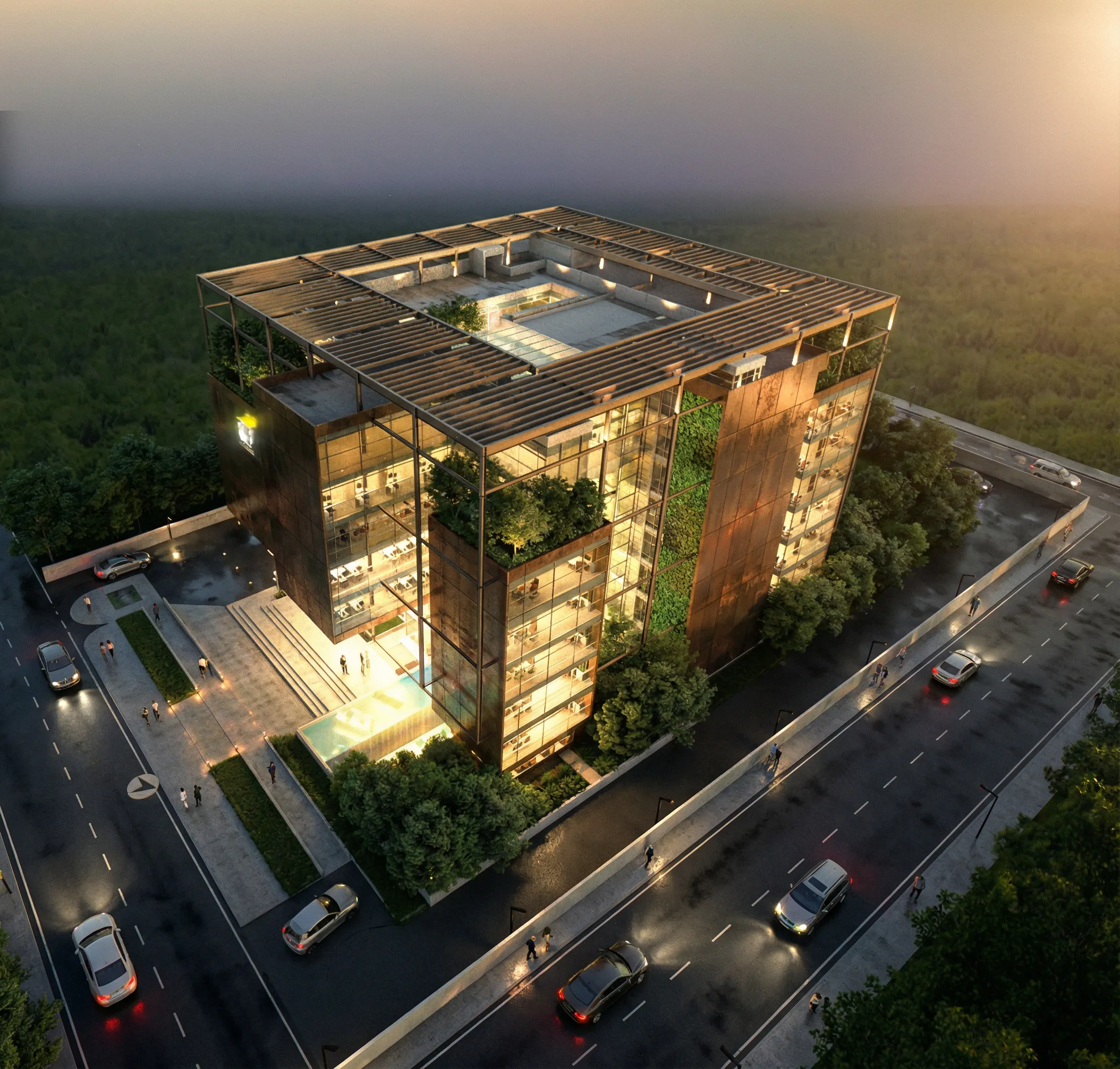 Office for Ernst and Young — detail 1