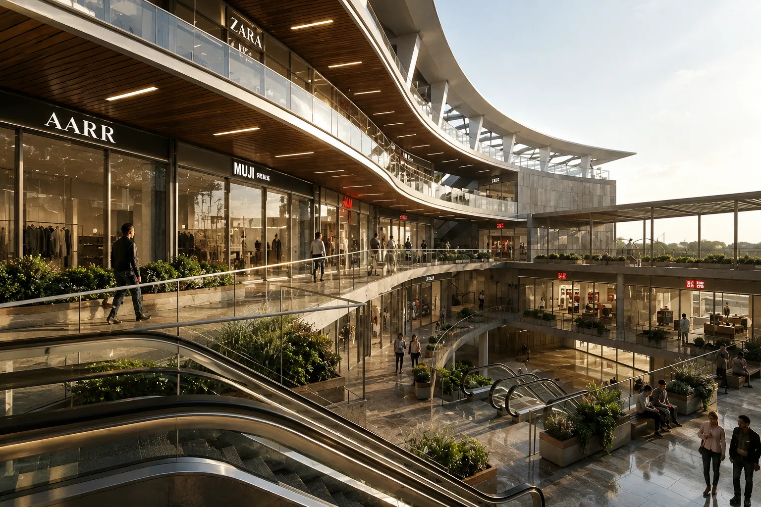 Mall Courtyard