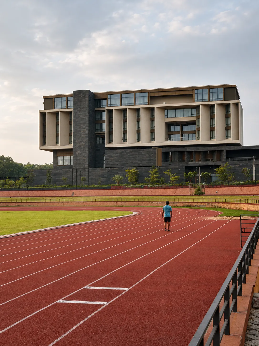 View of Hotel from Sports Complex