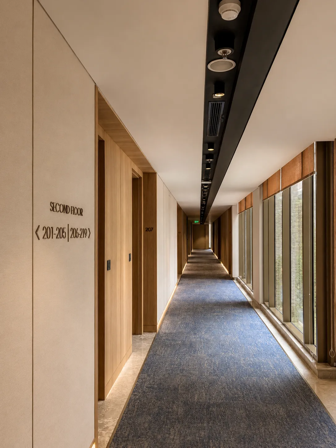 View of Hotel Corridor