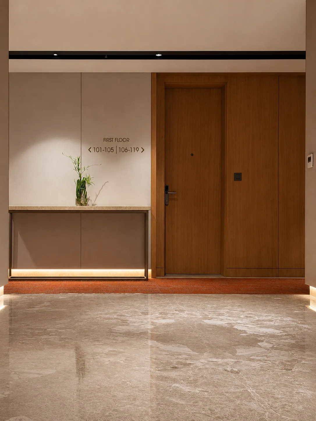 Hotel room Door