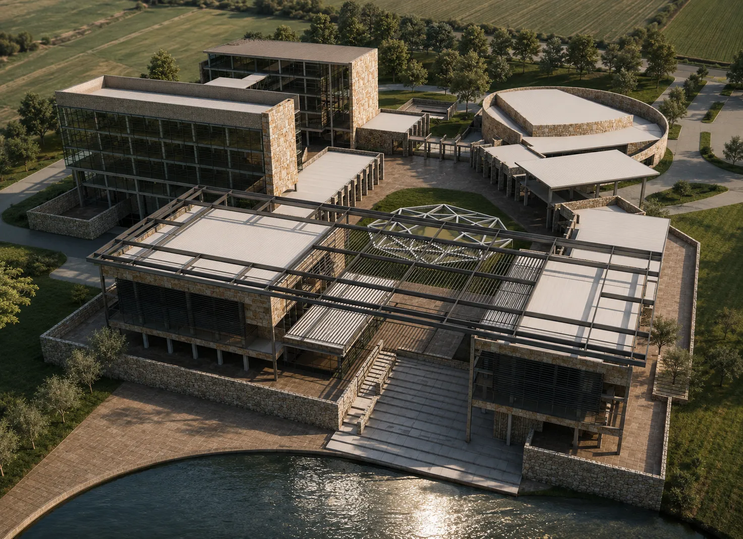 Birds Eye View- Admin Complex