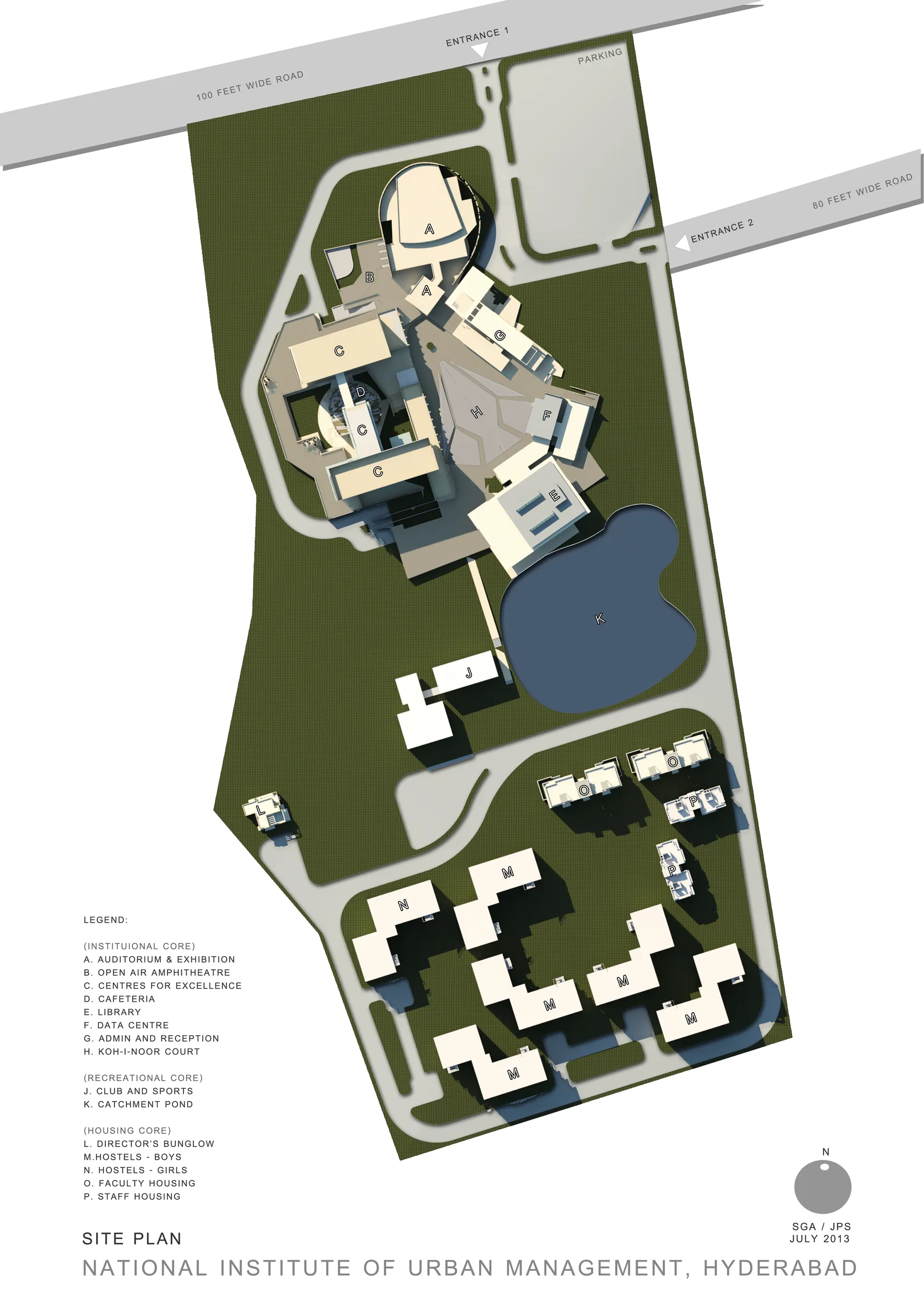 National Institute of Urban Management — technical drawing, sheet 4