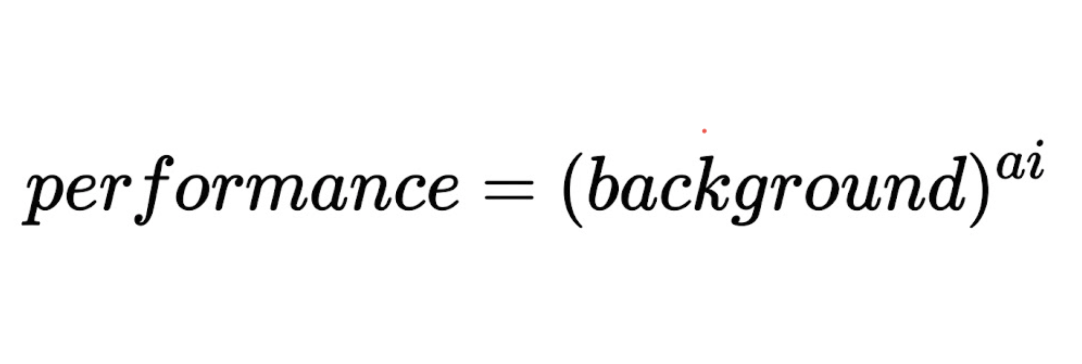 formula