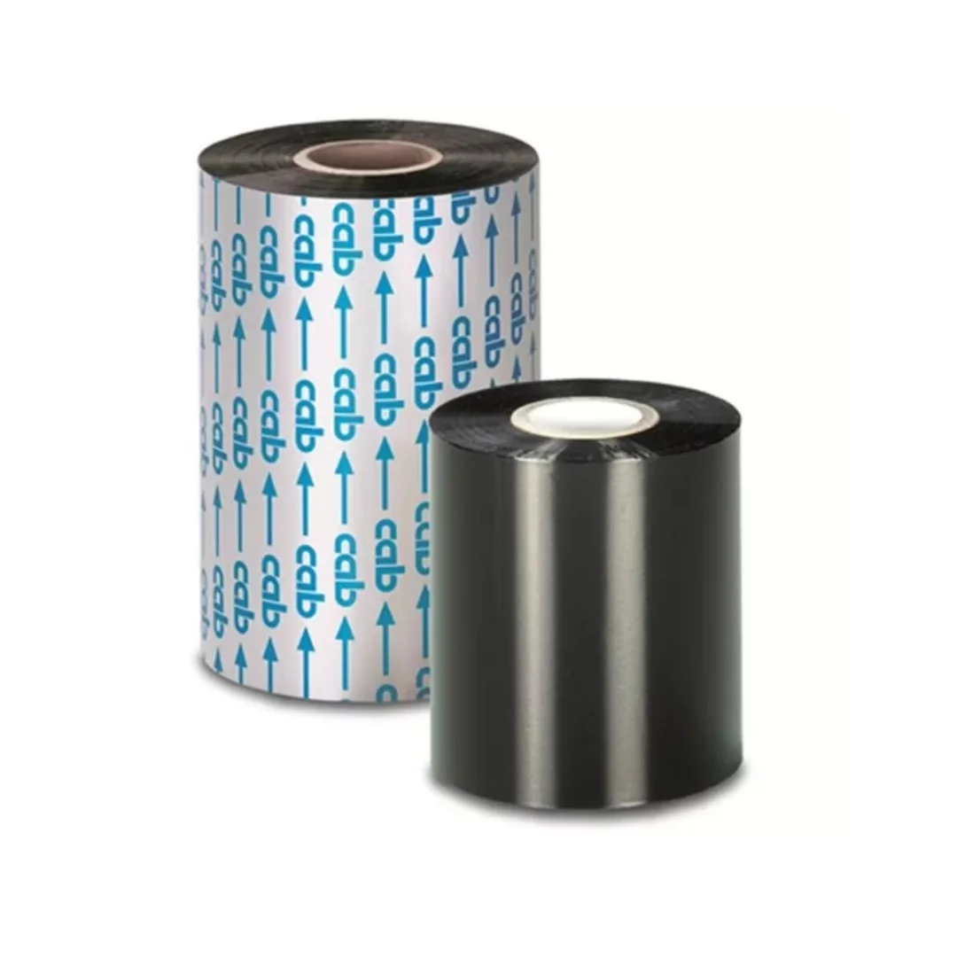 Cinta Entintada Resistente para Termocontraíbles Ribbon 55 mm – CAB Cinta Entintada Resistente para Termocontraíbles Ribbon 55 mm – CAB