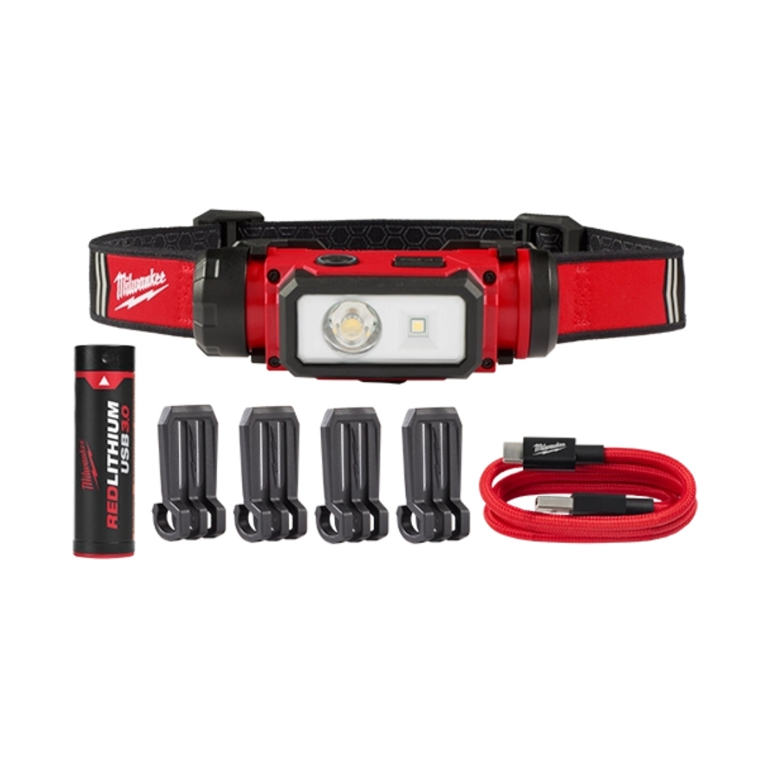 216321 Linterna Industrial para Casco USB Recargable Milwaukee