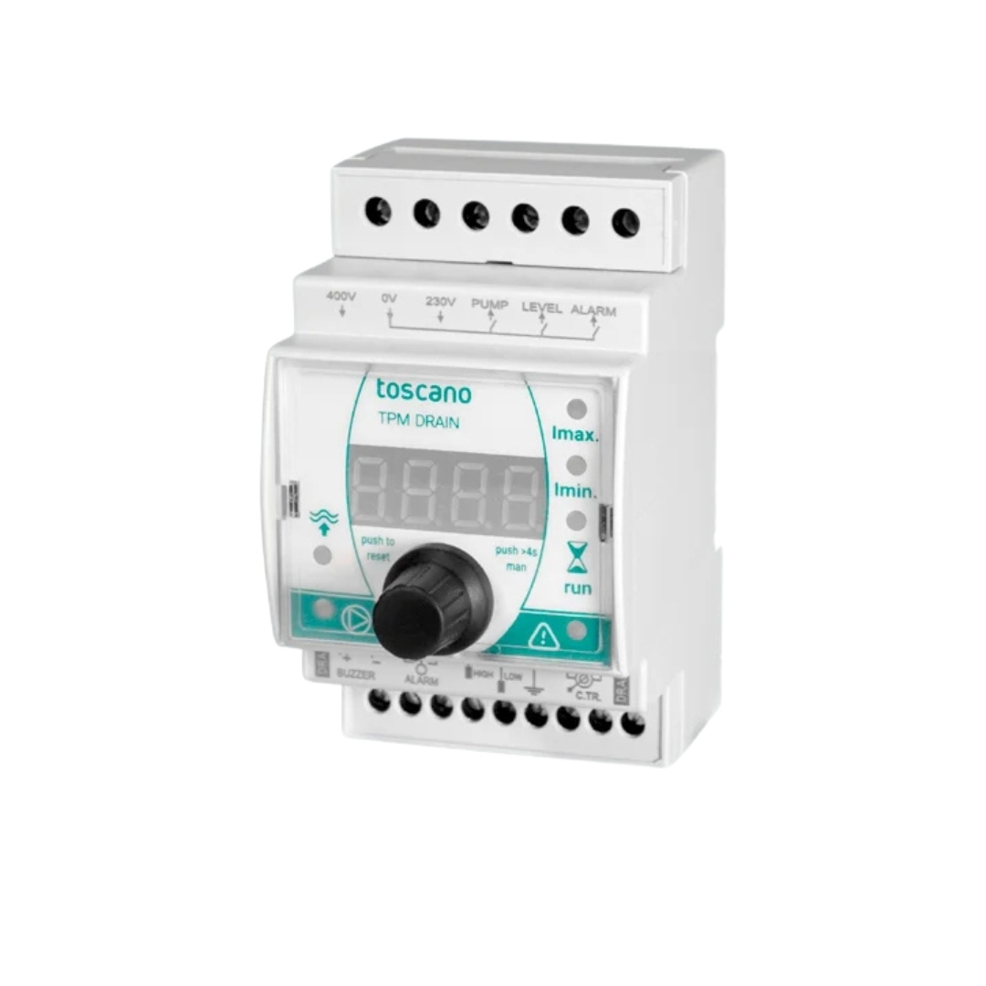 Relé de Protección y Control de Nivel para 2 Bombas Toscano