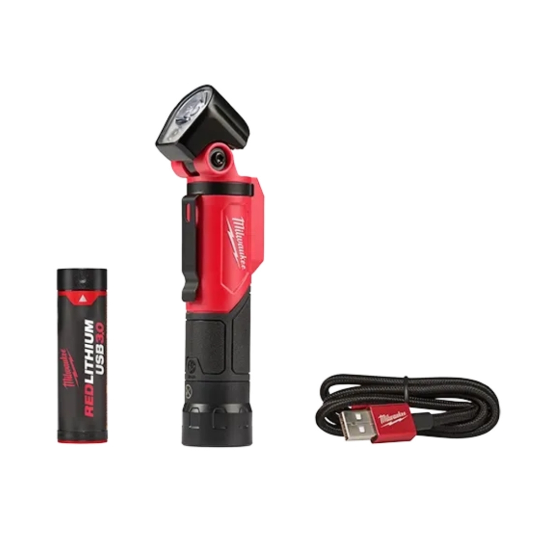 211321 MILWAUKEE LINTERNA PIVOTANTE RECARGABLE USB 500 LÚMENES
