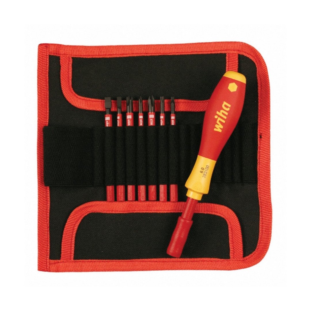 28391 Wiha Set de 8 Piezas SlimLine Aislado 1000V Mango