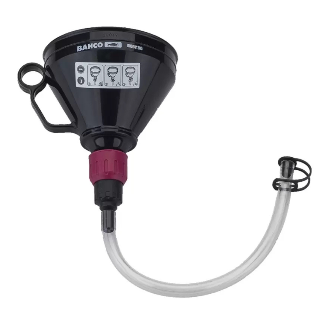 Embudo con Manguera Flexible 1.2L BAHCO BOD301200