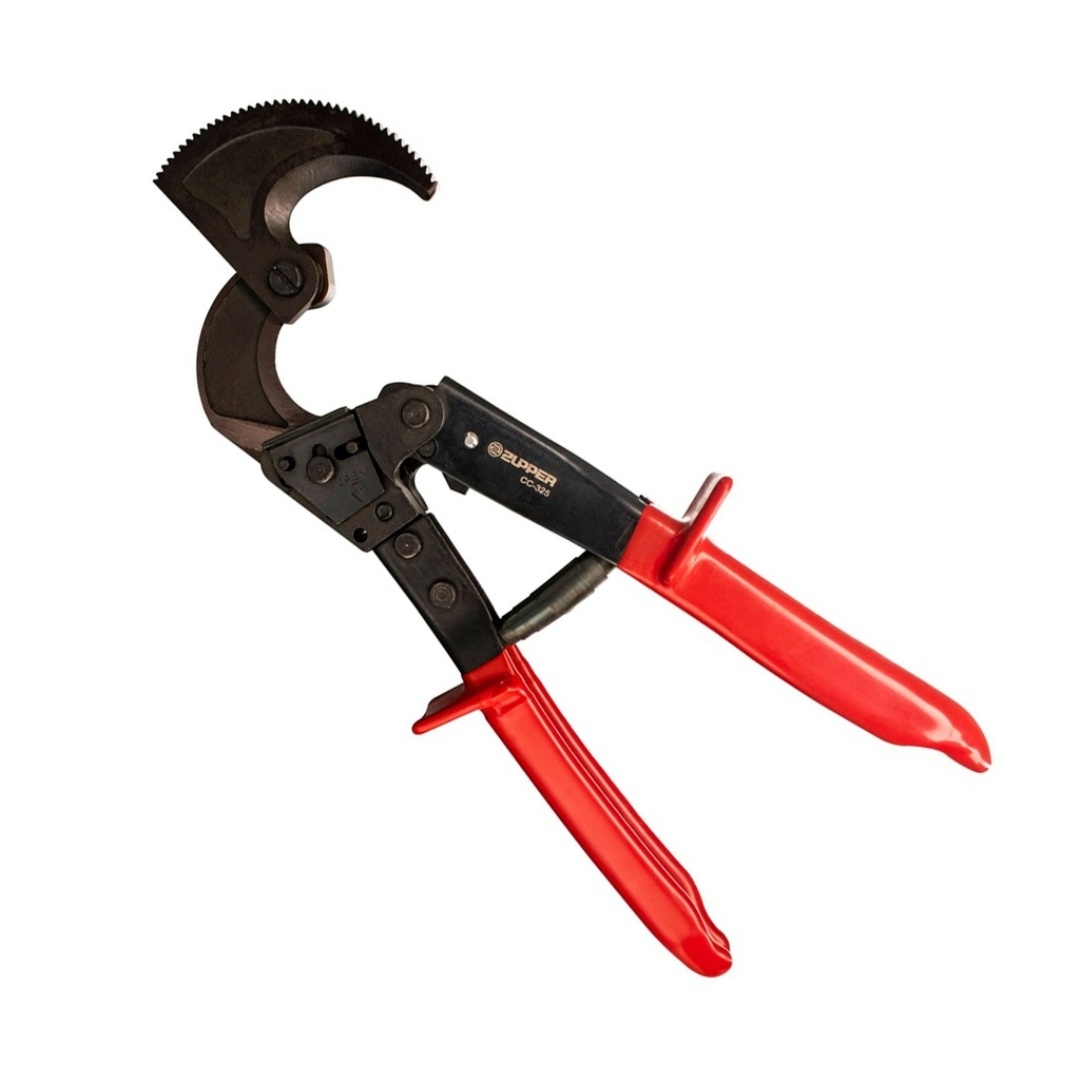 Cortador de cable manual con trinquete para cobre y aluminio 1005748 ZUPPER Cortador de cable manual con trinquete para cobre y aluminio 1005748 ZUPPER