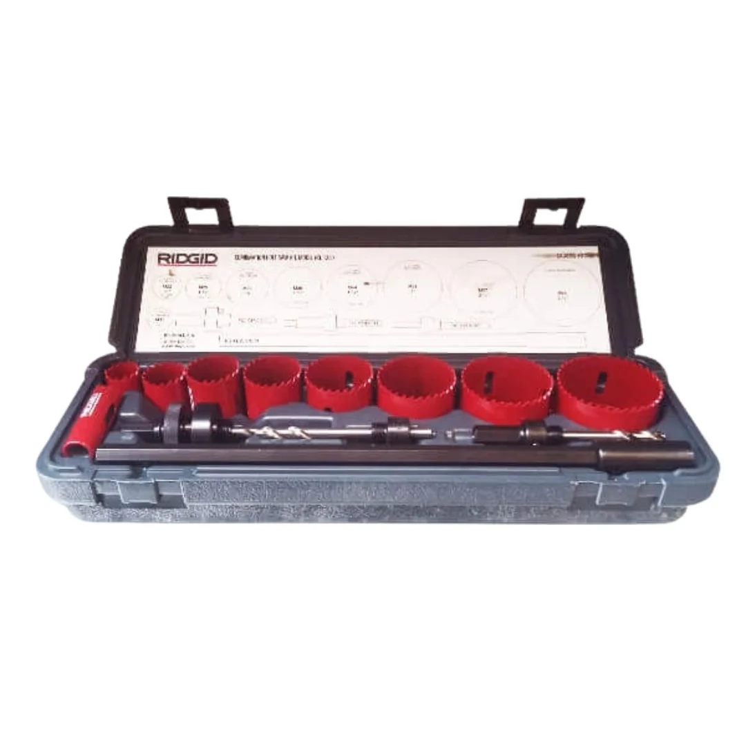 Juego de sierras copa 3/4" a 2 1/2" modelo 1250 RIDGID