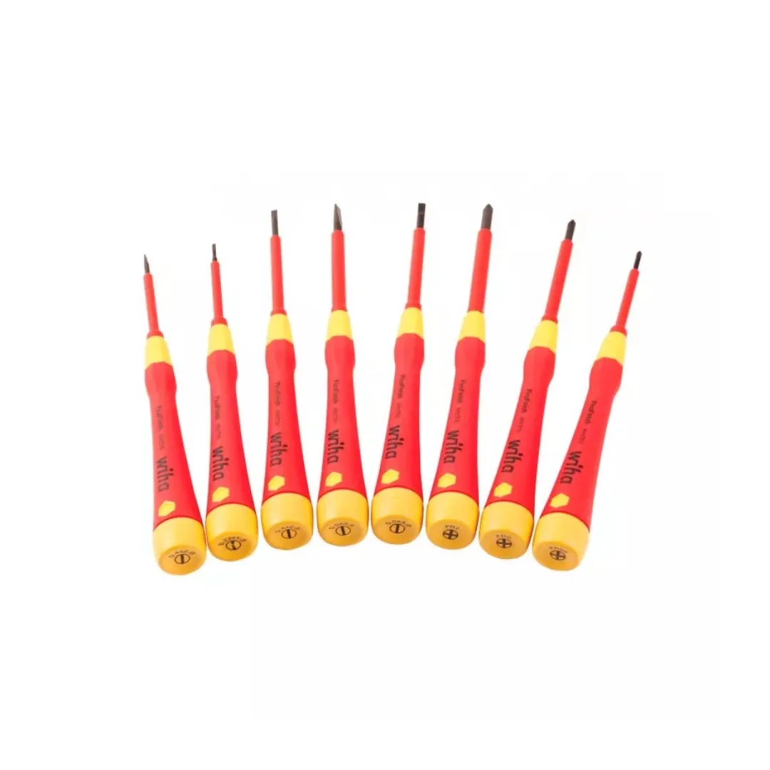 Jgo 8pc perilleros aislado 1000V 5 plano/ 3 phillips (32088), WIHA