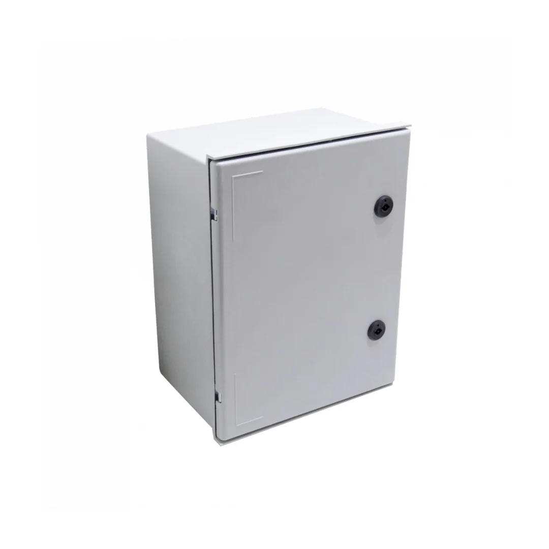 TABLERO POLIESTER FIBRA DE VIDRO PARA ADOSAR 400X300X200 MM C/PB IP66 RAL7035 MODELO:TIP 430 TIBOX