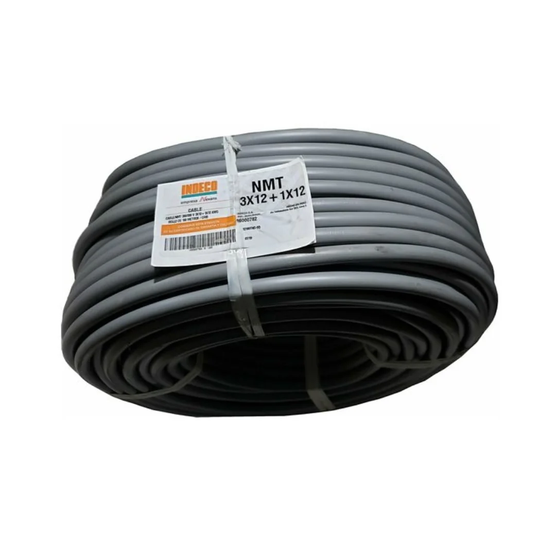 CABLE VULCANIZADO NMT-PC 4x12AWG INDECO