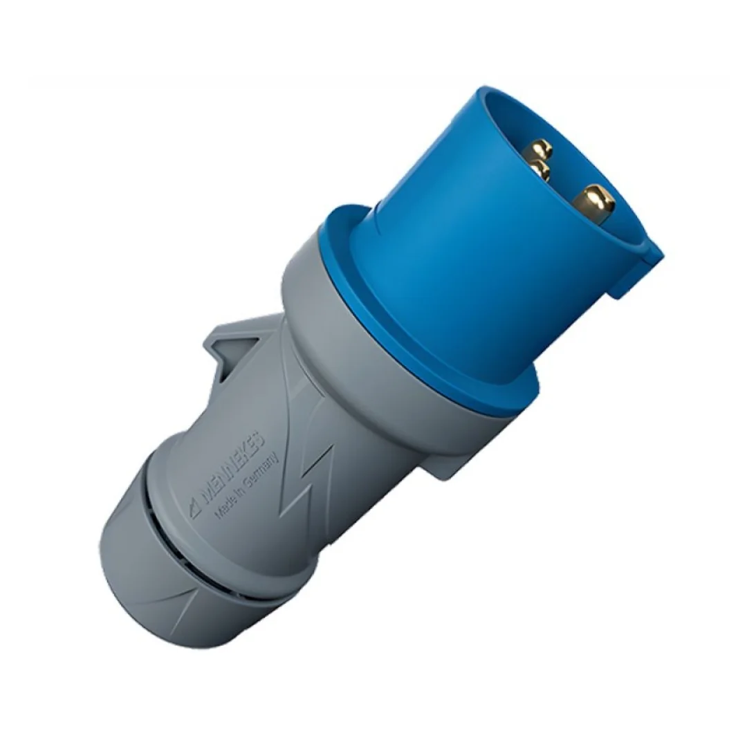 ENCHUFE INDUSTRIAL 2X32A+T 230V IP44 6H AZUL POWERTOP PLUS (REEMP. 260) - [3226] - MENNEKES