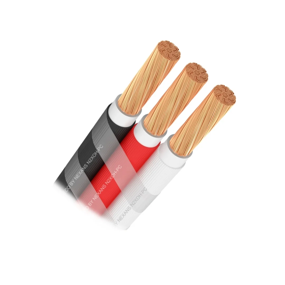 CABLE N2XOH (LIBRE DE HALOGENOS) PRACTICABLE 3-1X120MM2 0.6/1KV - INDECO