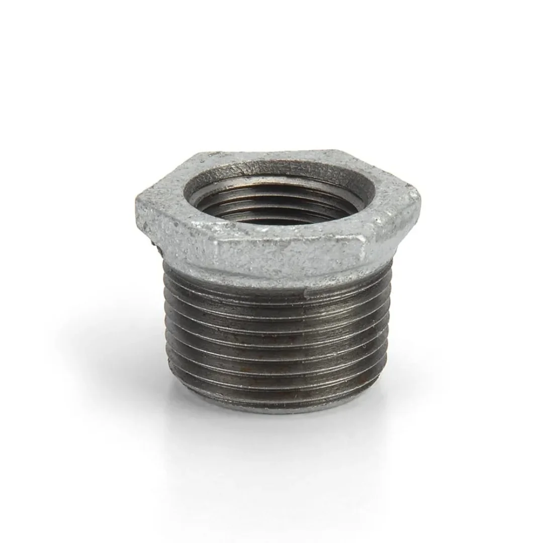 REDUCCION BUSHING FIERRO GALVANIZADO 1" X 1/2"