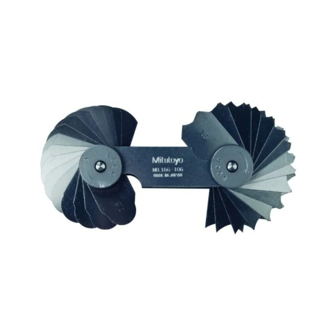 GAUGE DE RADIOS DE 32 HOJAS (7.5 mm A 15 mm) (186-106) MITUTOYO GAUGE DE RADIOS DE 32 HOJAS (7.5 mm A 15 mm) (186-106) MITUTOYO